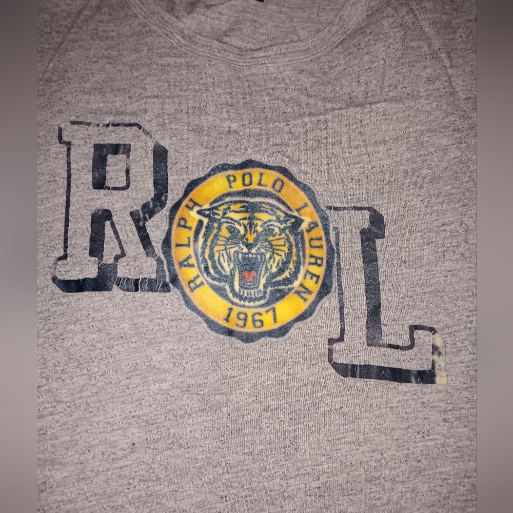 Ralph Lauren Tiger Collegiate Patch T Shirt